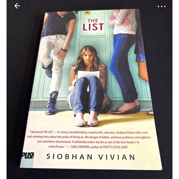 Other - The List by Siobhan Vivian Paperback Push Fiction Series 2010 YA Novel